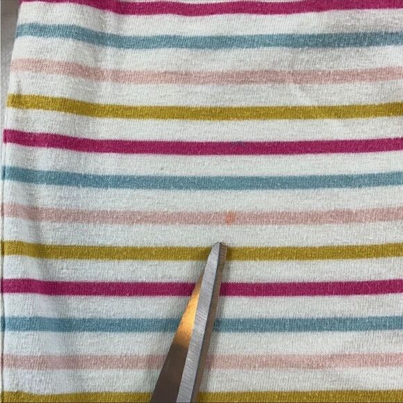 Mini Boden Girls Long Sleeve Striped Top - Picture 4 of 9